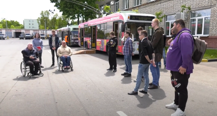 Тренинг для водителей троллейбусов по сопровождению инвалидов прошёл в Гомеле