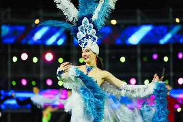 Фееричный фестиваль «Сожскi карагод» открылся на стадионе «Центральный» в Гомеле