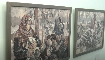 ВИДЕО. В картинной галереи Г.Х. Ващенко открылась выставка «Озаричи. Чёрные зори»
