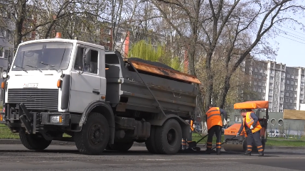 ВИДЕО. В Гомеле активными темпами идет ремонт дорог